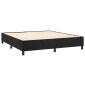 vidaXL Πλαίσιο Κρεβατιού Boxspring Μαύρο 160x200 εκ. Βελούδινο