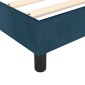 vidaXL Πλαίσιο Κρεβατιού Boxspring Σκούρο Μπλε 160x200 εκ. Βελούδινο