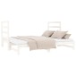 vidaXL Καναπές Κρεβάτι Συρόμενος Λευκός 2x(90x190) εκ. από Μασίφ Πεύκο