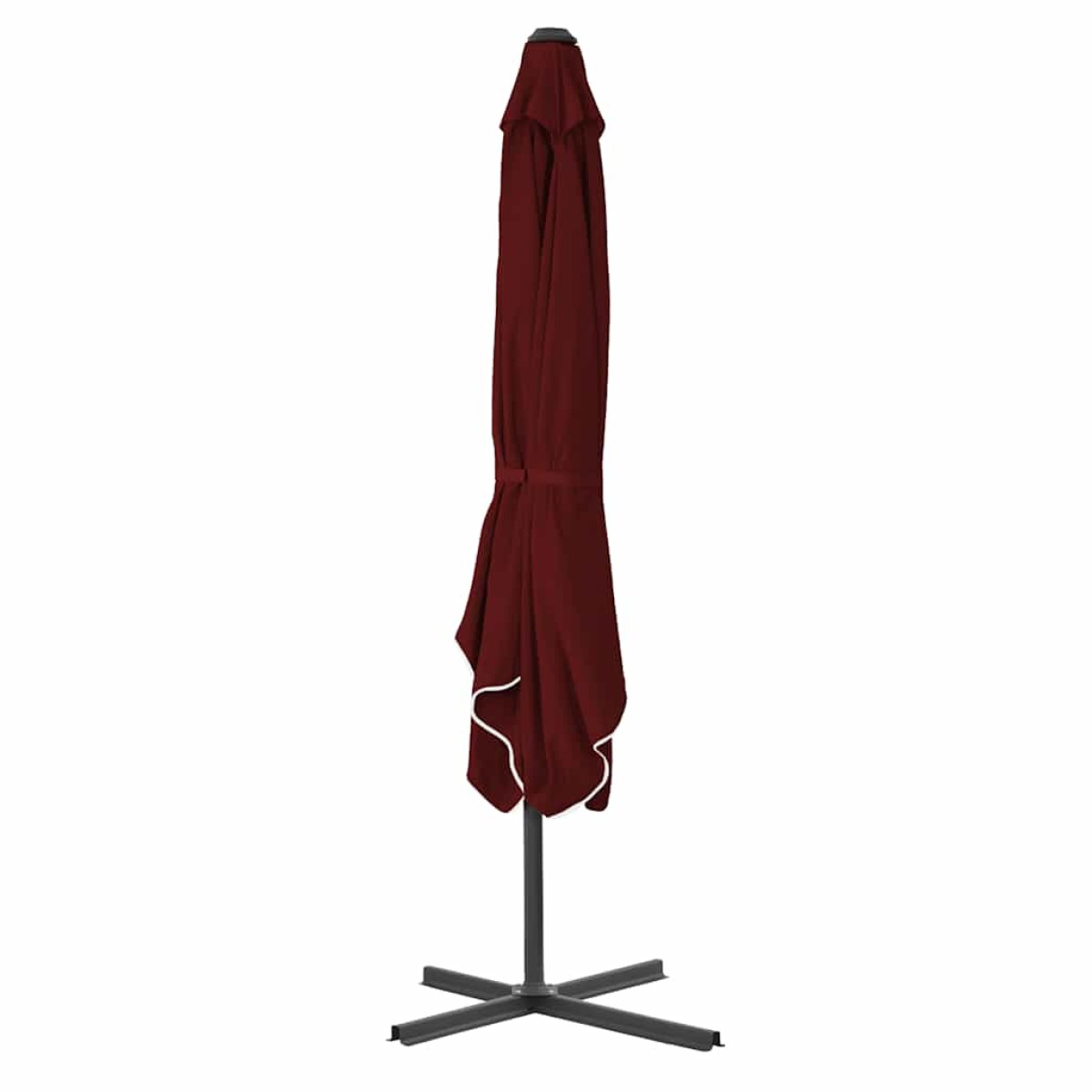 vidaXL Ομπρέλα Κήπου Μπορντό 250x250x230 εκ. με Ατσάλινο Ιστό