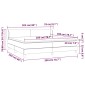 vidaXL Κρεβάτι Boxspring με Στρώμα Μαύρο 200x200 εκ. Συνθετικό Δέρμα