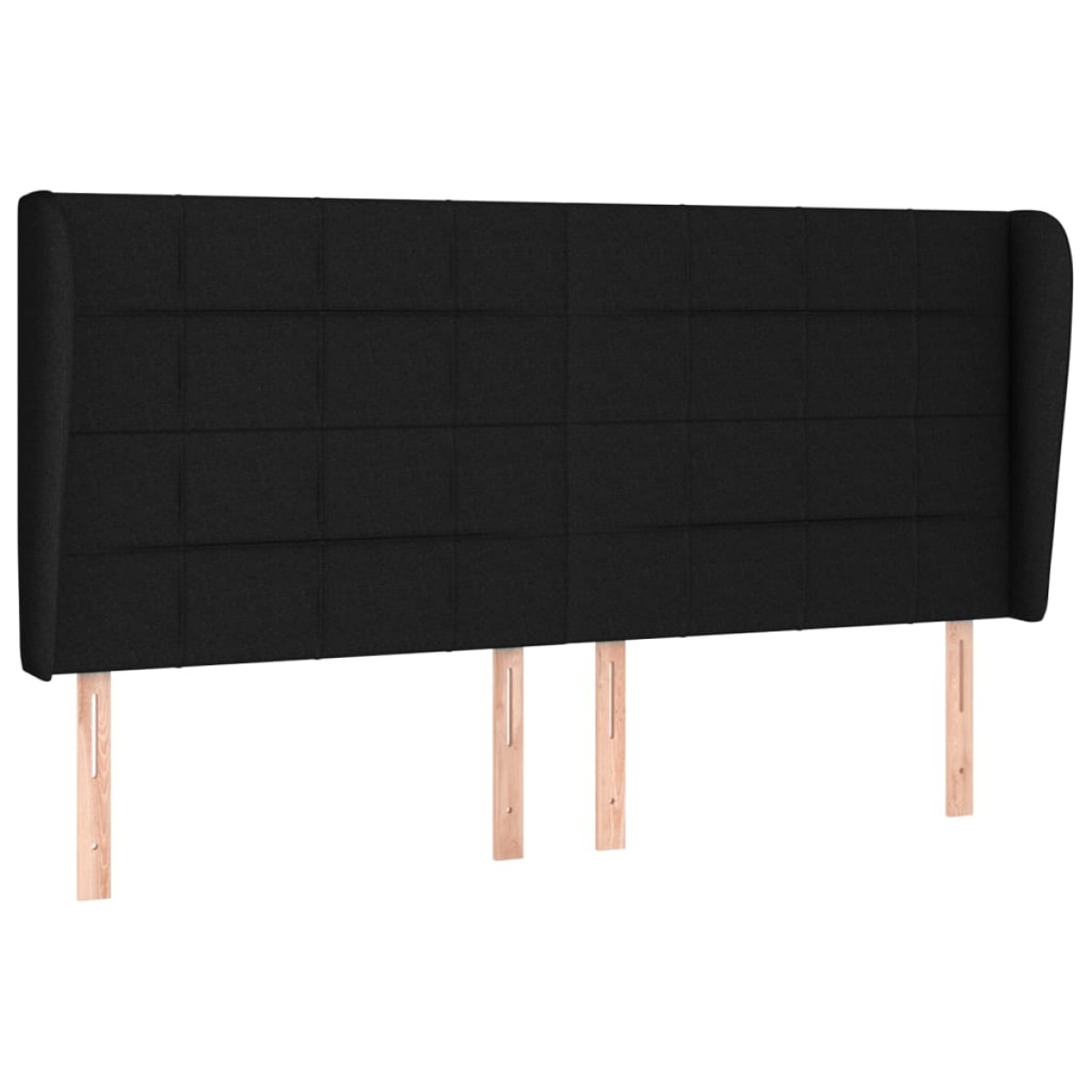 vidaXL Κρεβάτι Boxspring με Στρώμα Μαύρο 160x200 εκ. Υφασμάτινο