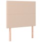 vidaXL Κρεβάτι Boxspring με Στρώμα Καπουτσίνο 100x200εκ.από Συνθ.Δέρμα