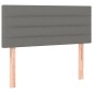 vidaXL Κρεβάτι Boxspring με Στρώμα Σκούρο Γκρι 80x200 εκ. Υφασμάτινο