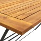 vidaXL Τραπέζι Κήπου Πτυσσόμενο 120 x 70 x 74 εκ. Μασίφ Ξύλο Ακακίας