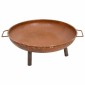 vidaXL Τζάκι Εξωτερικού Χώρου Μαύρο 67,5x58x22,5 εκ. Ατσάλινο