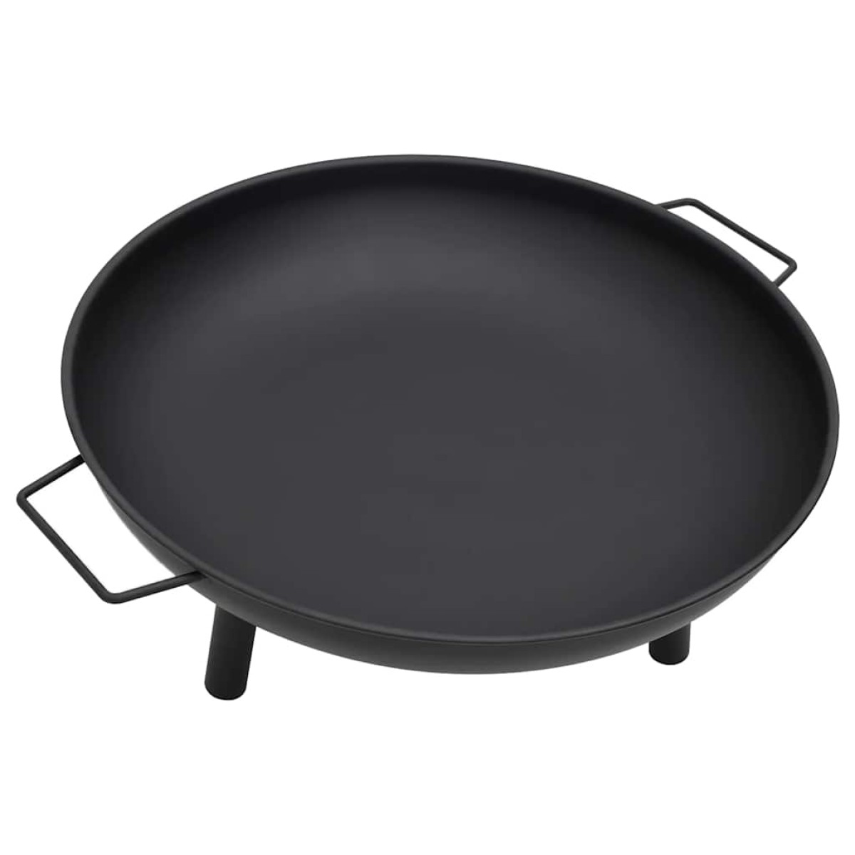 vidaXL Τζάκι Εξωτερικού Χώρου Μαύρο 67,5x58x22,5 εκ. Ατσάλινο