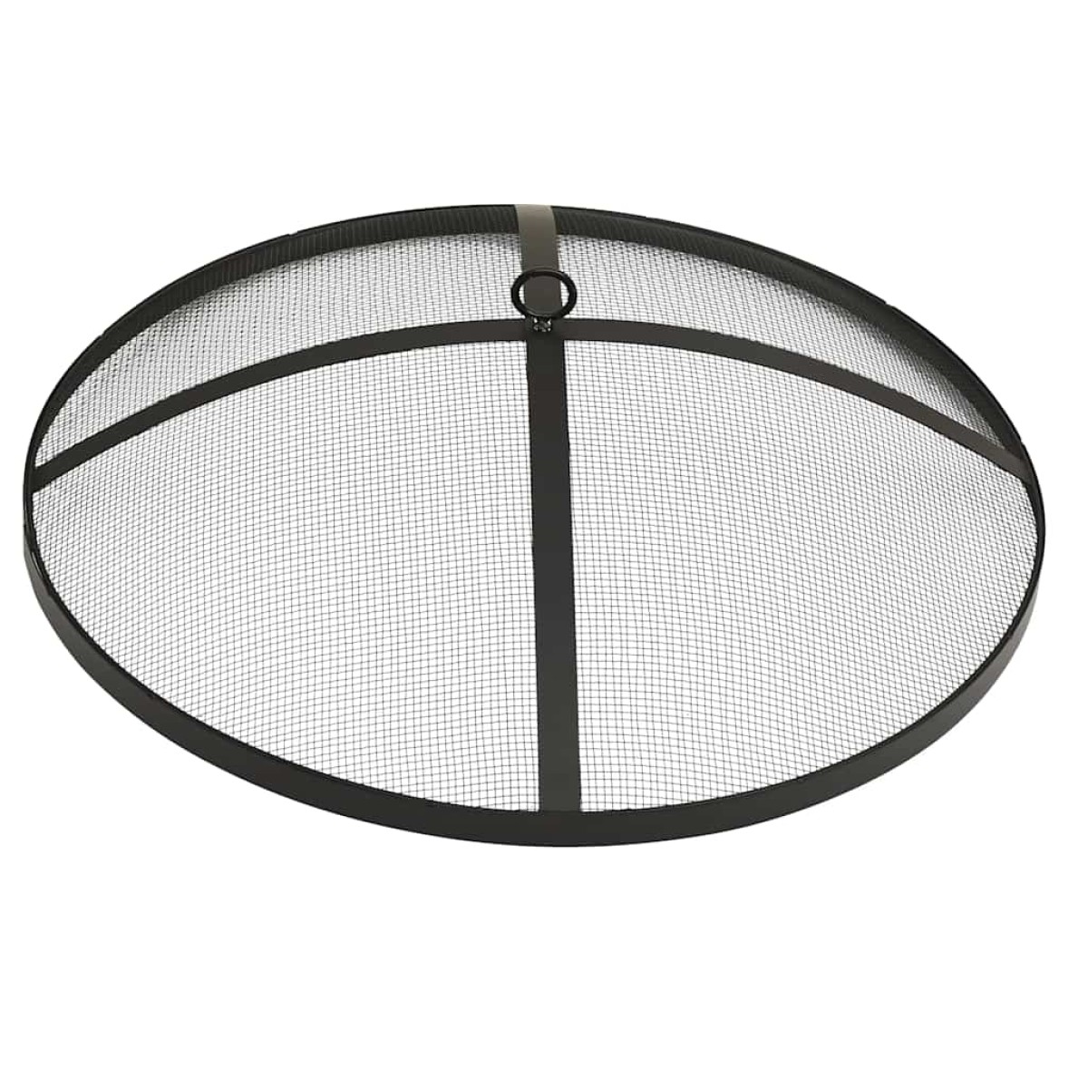 313360 vidaXL 2-in-1 Fire Pit and BBQ with Poker 59x59x60 cm Stainless Steel