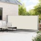 vidaXL Σκίαστρο Πλαϊνό Συρόμενο Βεράντας Κρεμ 600 x 160 εκ.