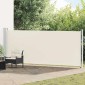 vidaXL Σκίαστρο Πλαϊνό Συρόμενο Βεράντας Κρεμ 600 x 160 εκ.