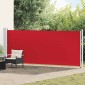 vidaXL Σκίαστρο Πλαϊνό Συρόμενο Βεράντας Κόκκινο 600 x 160 εκ.