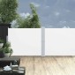 vidaXL Σκίαστρο Πλαϊνό Συρόμενο Βεράντας Κρεμ 140 x 1200 εκ.