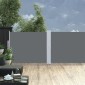 vidaXL Σκίαστρο Πλαϊνό Συρόμενο Βεράντας Ανθρακί 140 x 1200 εκ.