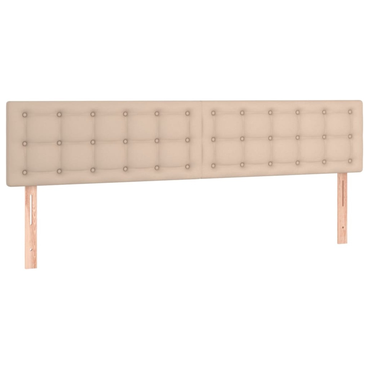 vidaXL Κρεβάτι Boxspring Στρώμα&LED Καπουτσίνο 160x200 εκ. Συνθ. Δέρμα