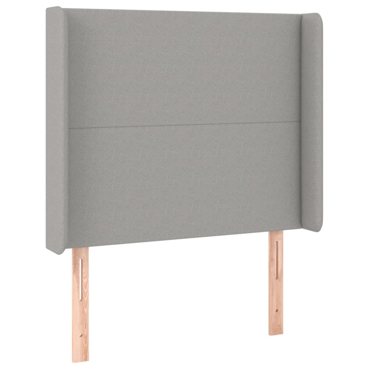 vidaXL Κρεβάτι Boxspring με Στρώμα & LED Αν.Γκρι 80x200 εκ. Υφασμάτινο