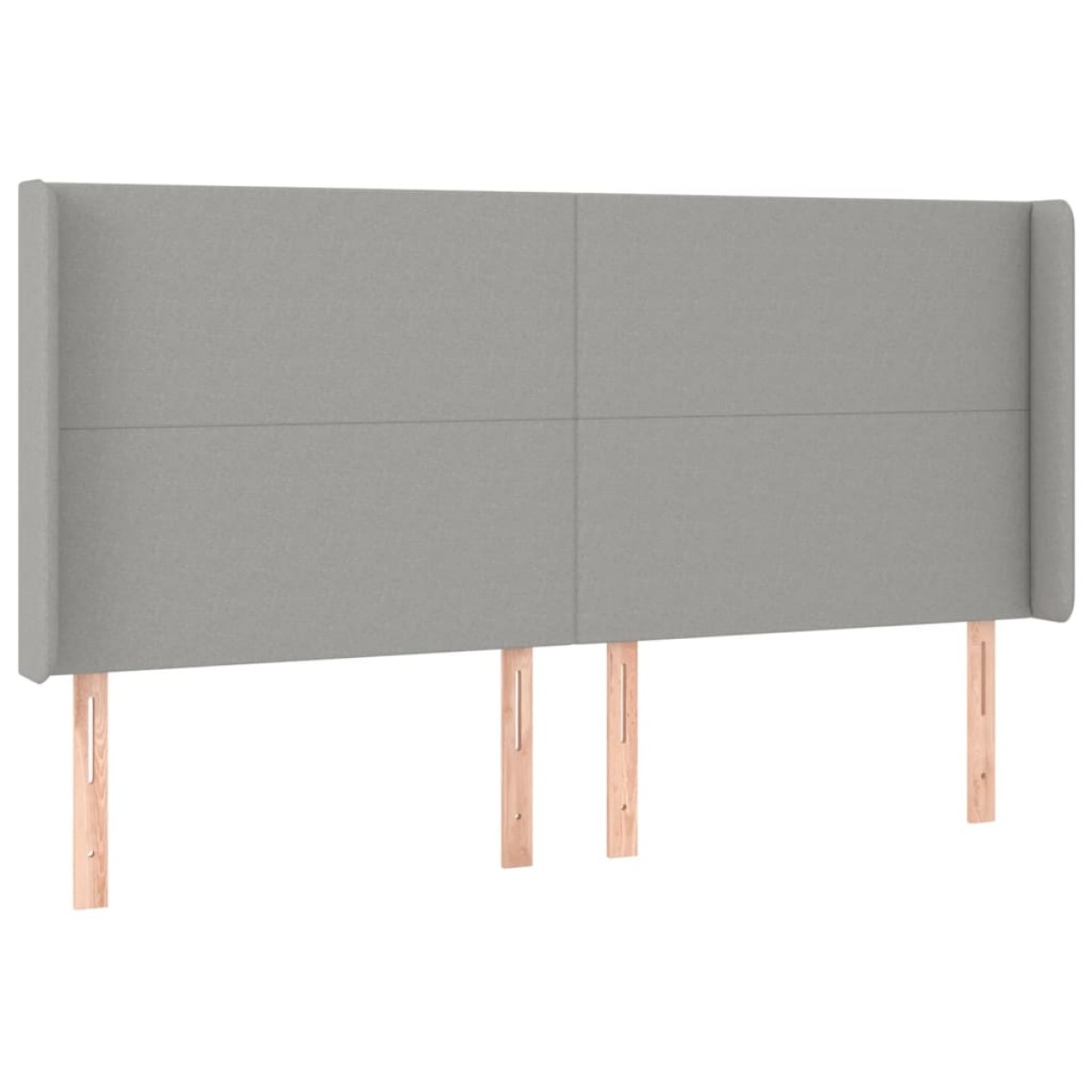 vidaXL Κρεβάτι Boxspring με Στρώμα & LED Αν.Γκρι 200x200εκ. Υφασμάτινο