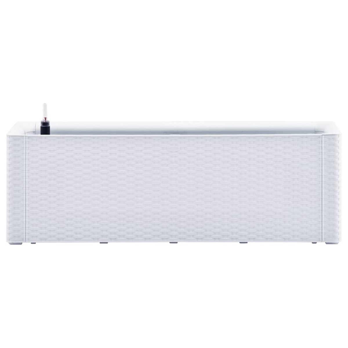 vidaXL Ζαρντινιέρα Κήπου Λευκή 100x43x33 εκ. με Αυτόματο Πότισμα