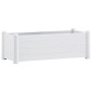 vidaXL Ζαρντινιέρα Υπερυψωμένη Λευκή 100 x 43 x 35 εκ. Πολυπροπυλένιο