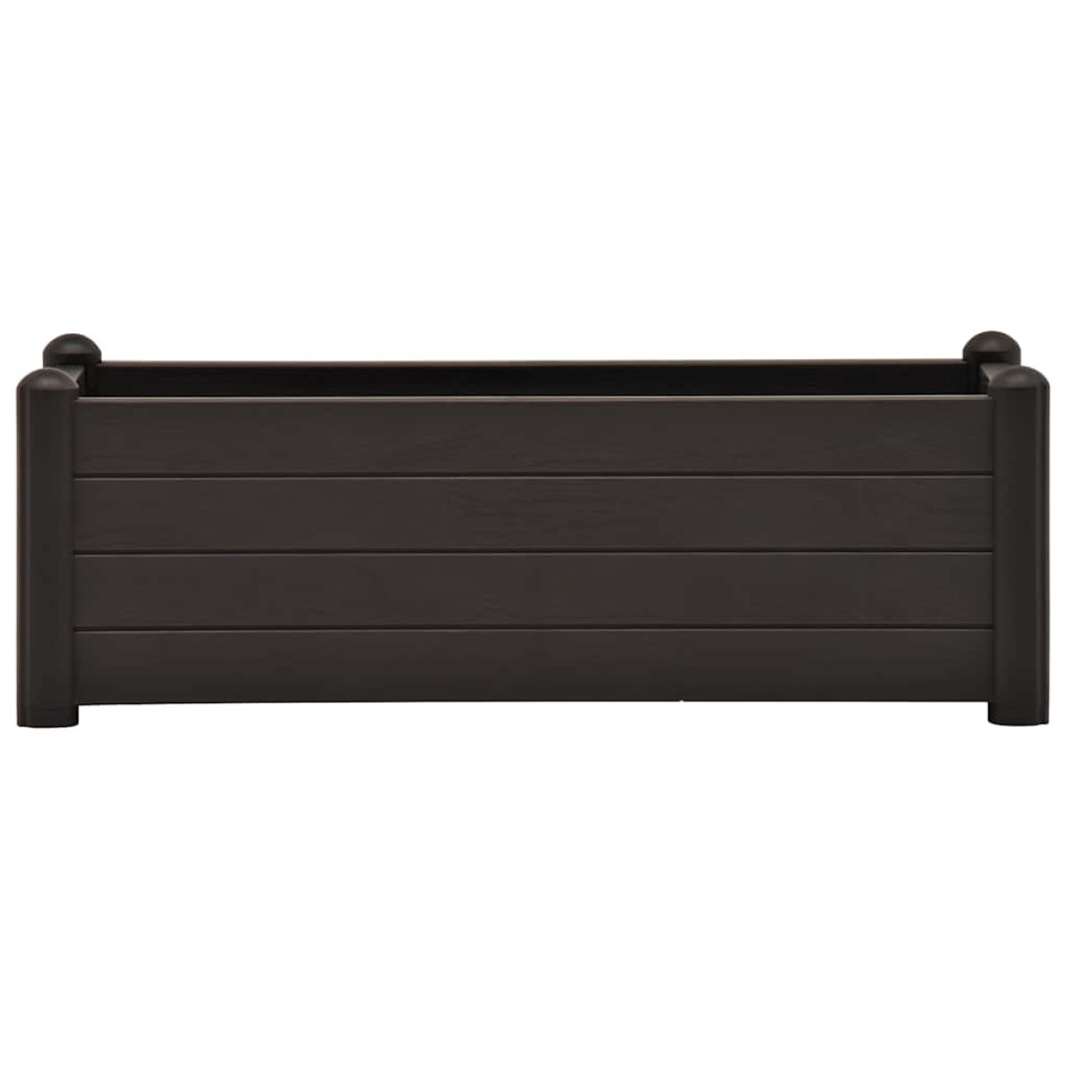 vidaXL Ζαρντινιέρα Υπερυψωμένη Ανθρακί 100x43x35 εκ. Πολυπροπυλένιο