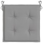 vidaXL Μαξιλάρια Καρέκλας Κήπου 6 τεμ. Γκρι 50x50x3 εκ. Ύφασμα Oxford