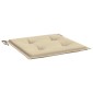 vidaXL Μαξιλάρια Καρέκλας Κήπου 6 τεμ. Μπεζ 50x50x3 εκ. Ύφασμα Oxford