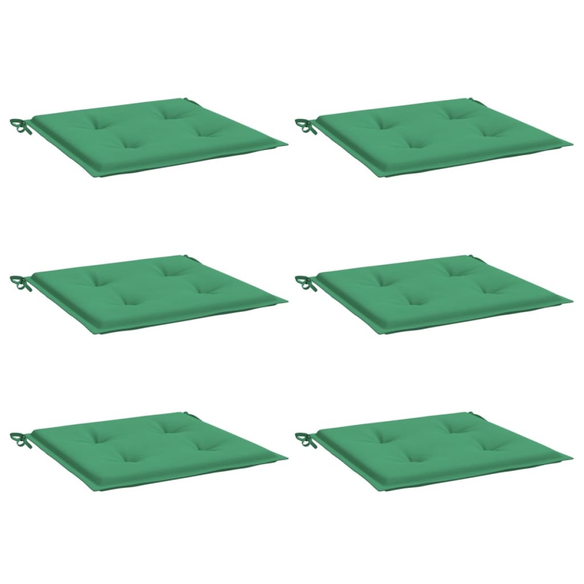 vidaXL Μαξιλάρια Καρέκλας Κήπου 6 τεμ. Πράσινα 50x50x3εκ Ύφασμα Oxford
