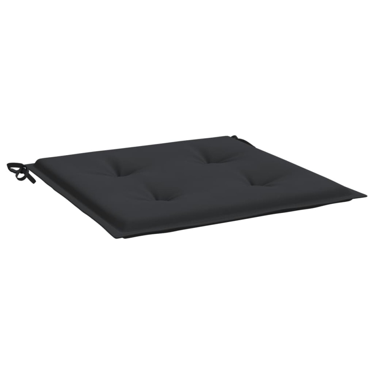 vidaXL Μαξιλάρια Καρέκλας Κήπου 6 τεμ. Μαύρα 50x50x3 εκ. Oxford Ύφασμα