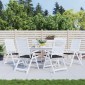 vidaXL Μαξιλάρια Καρέκλας Κήπου 6 τεμ. Μαύρα 50x50x3 εκ. Oxford Ύφασμα