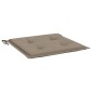 vidaXL Μαξιλάρια Καρέκλας Κήπου 4 τεμ. Taupe 50x50x3 εκ. Oxford Ύφασμα