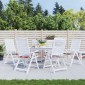vidaXL Μαξιλάρια Καρέκλας 6τεμ Κόκκινο Καρό 50x50x3εκ. Ύφασμα Oxford
