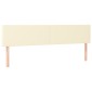 vidaXL Κρεβάτι Boxspring με Στρώμα Κρεμ 160x200εκ. από Συνθετικό Δέρμα