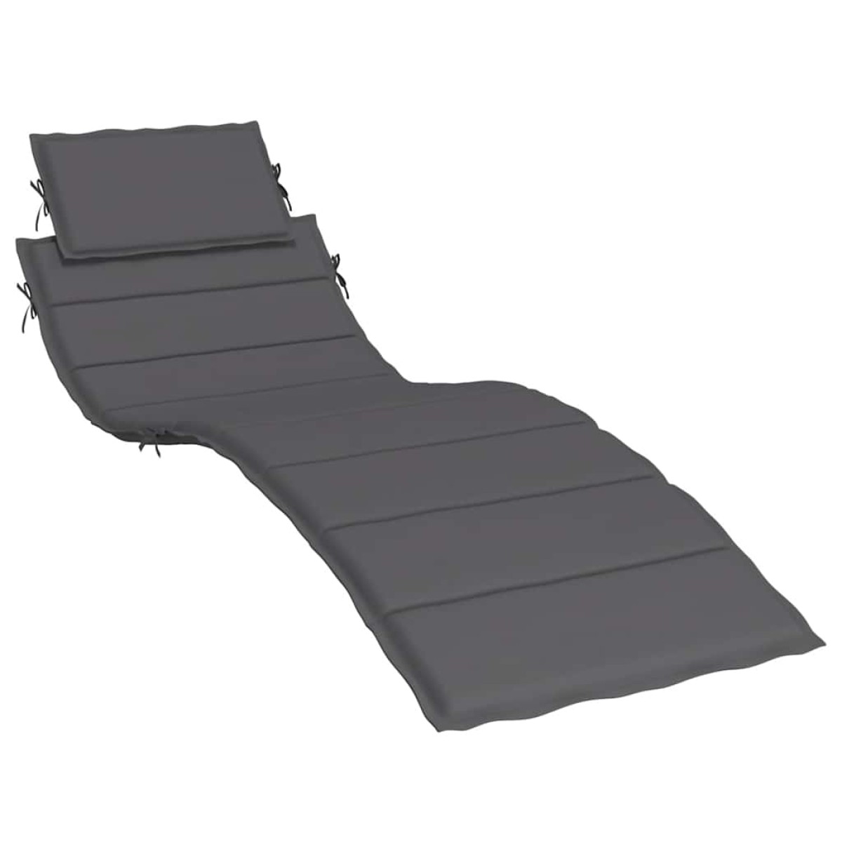 vidaXL Μαξιλάρι Ξαπλώστρας Ανθρακί 186 x 58 x 3εκ. από Ύφασμα Oxford