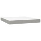vidaXL Κρεβάτι Boxspring με Στρώμα Αν. Πράσινο 160x200εκ Υφασμάτινο