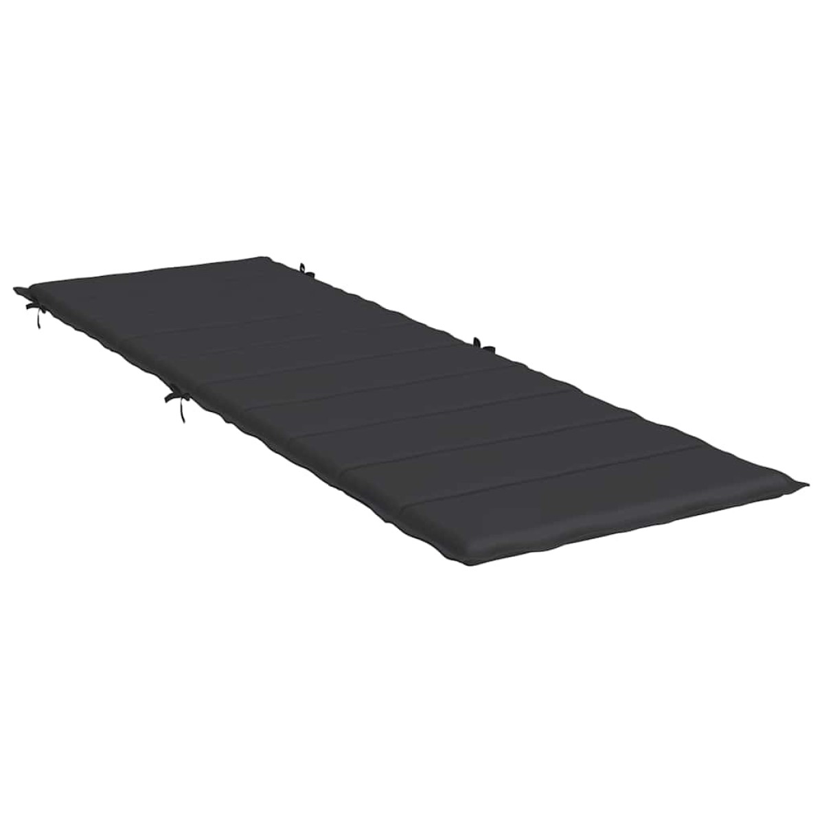 vidaXL Μαξιλάρι Ξαπλώστρας Μαύρο 186 x 58 x 3 εκ. από Ύφασμα Oxford