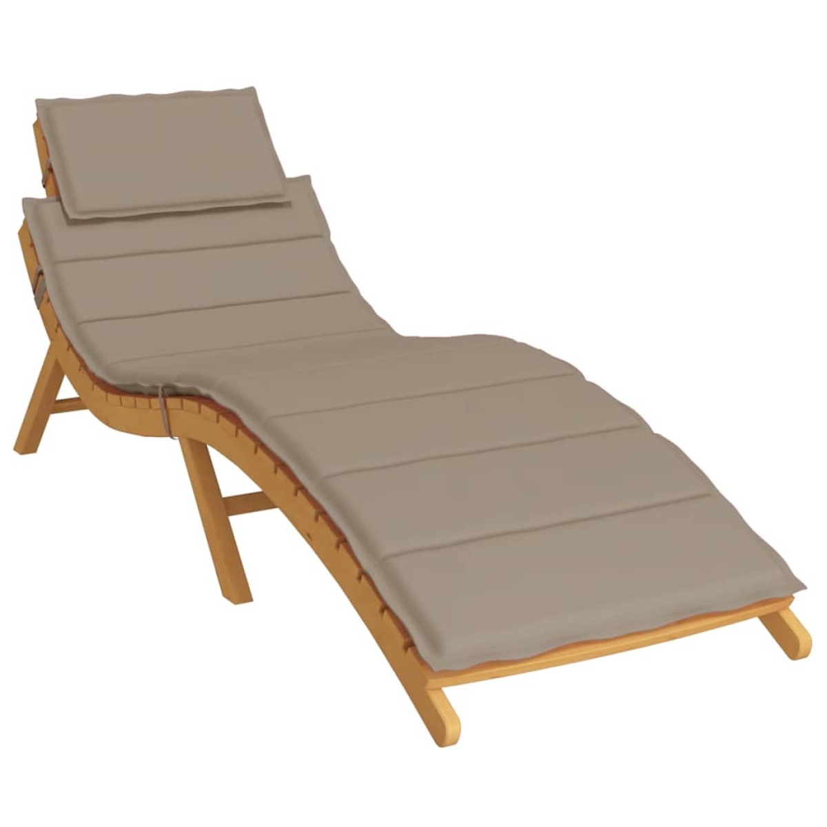 vidaXL Μαξιλάρι Ξαπλώστρας Taupe 186 x 58 x 3εκ. από Ύφασμα Oxford