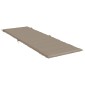 vidaXL Μαξιλάρι Ξαπλώστρας Taupe 186 x 58 x 3εκ. από Ύφασμα Oxford