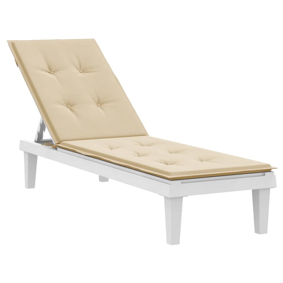 vidaXL Μαξιλάρι Σεζλόνγκ Μπεζ (75+105) x 50 x 3 εκ.