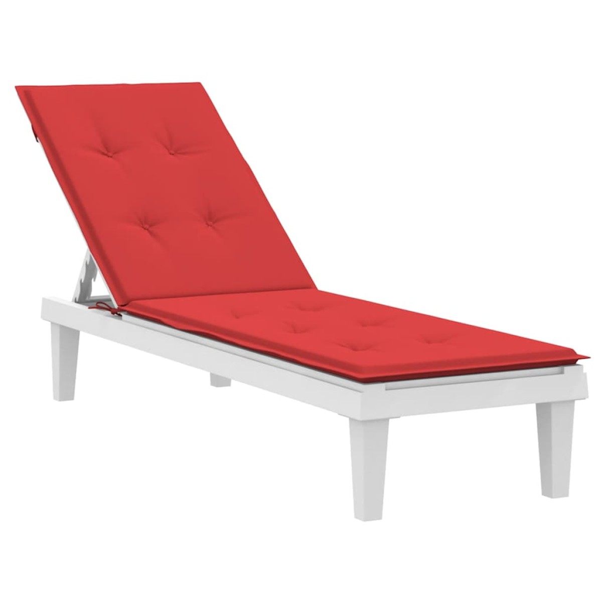 vidaXL Μαξιλάρι Σεζλόνγκ Κόκκινο (75+105) x 50 x 3 εκ.