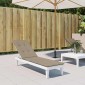 vidaXL Μαξιλάρι Σεζλόνγκ Taupe (75+105) x 50 x 3 εκ.