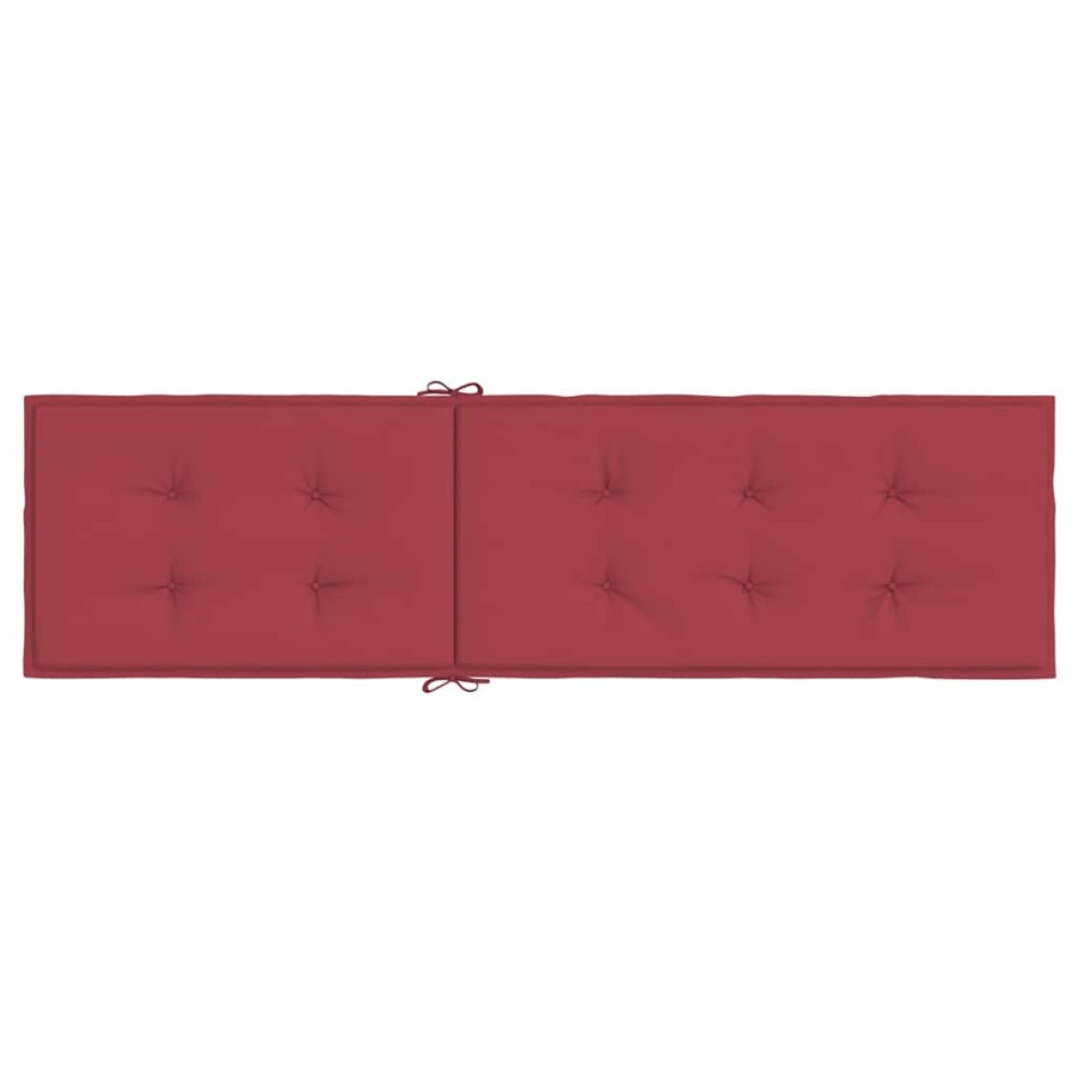 vidaXL Μαξιλάρι Σεζλόνγκ Μπορντό (75+105) x 50 x 3 εκ.
