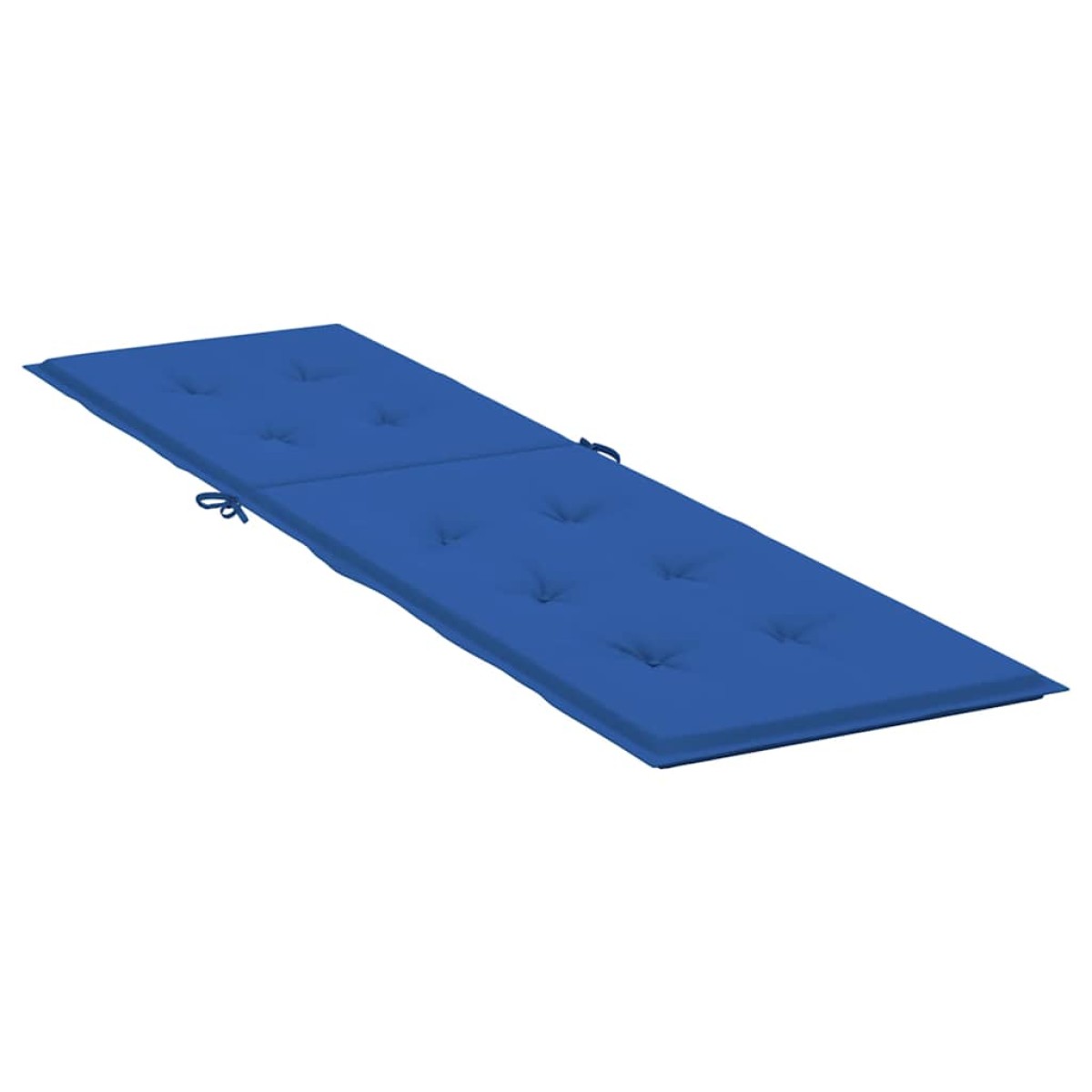 vidaXL Μαξιλάρι Σεζλόνγκ Μπλε Ρουά (75+105) x 50 x 3 εκ.