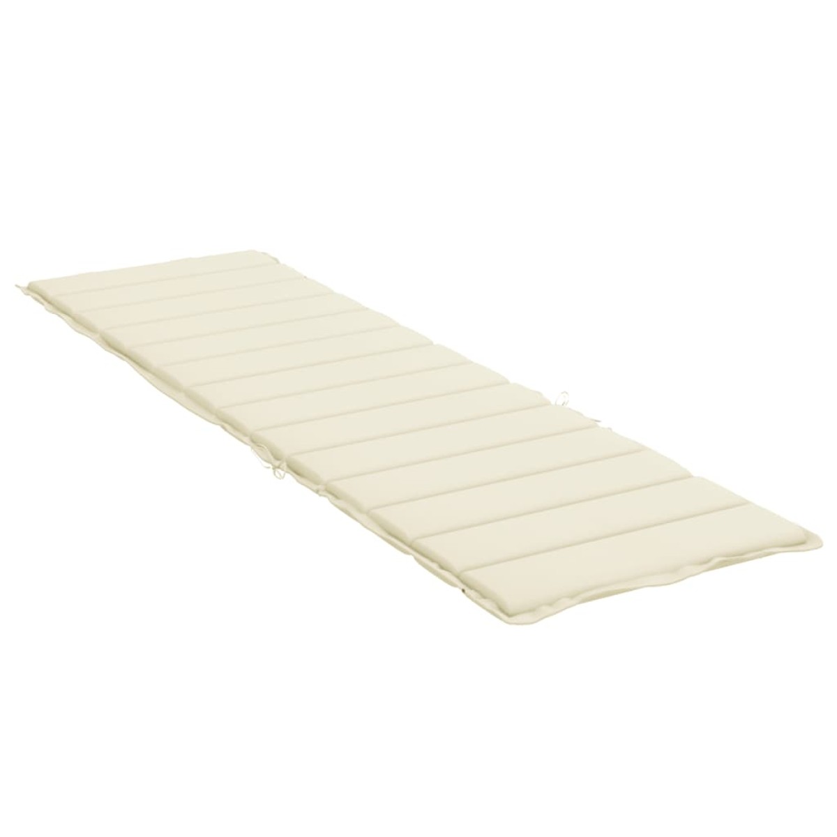 vidaXL Μαξιλάρι Ξαπλώστρας Κρεμ 200 x 60 x 3 εκ. από Ύφασμα Oxford