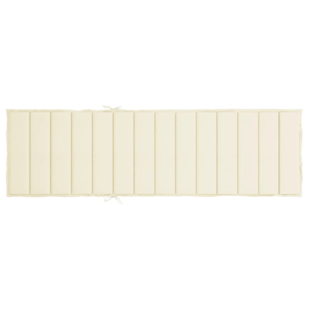 vidaXL Μαξιλάρι Ξαπλώστρας Κρεμ 200 x 60 x 3 εκ. από Ύφασμα Oxford