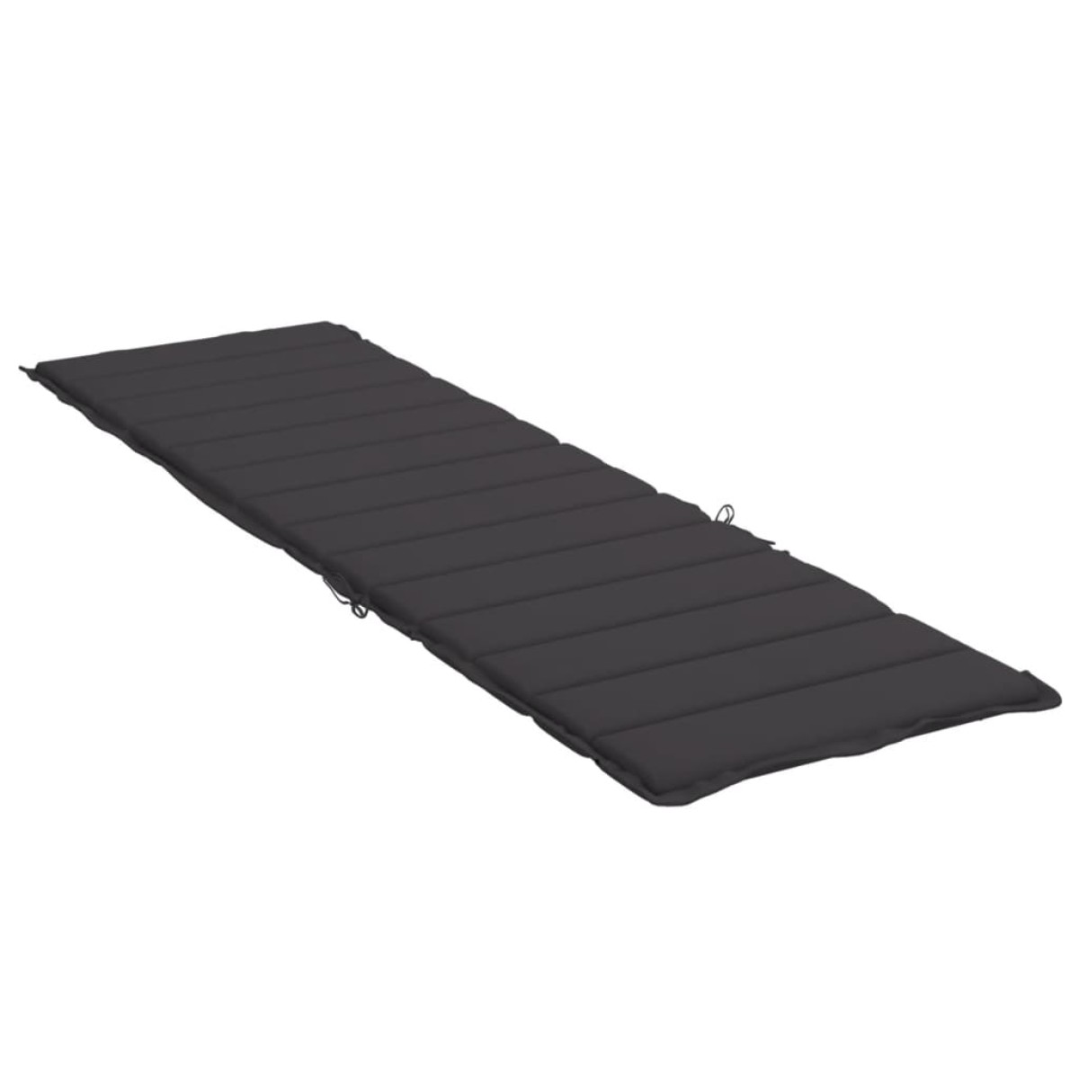 vidaXL Μαξιλάρι Ξαπλώστρας Μαύρο 200 x 60 x 3 εκ. από Ύφασμα Oxford