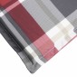 vidaXL Μαξιλάρι Ξαπλώστρας Κόκκινο Καρό 200x70x3 εκ. από Ύφασμα Oxford
