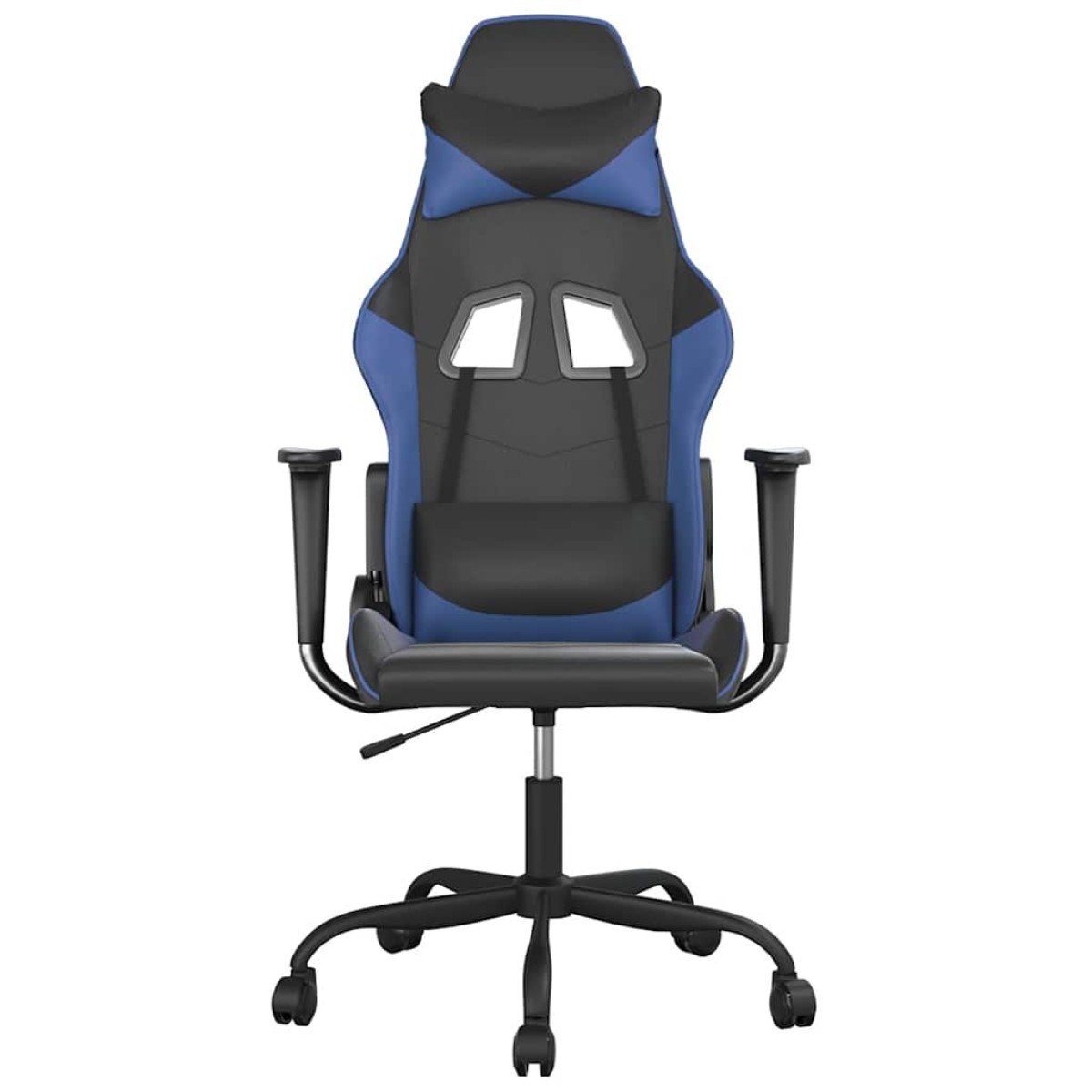 vidaXL Καρέκλα Gaming Μαύρο/Μπλε από Συνθετικό Δέρμα