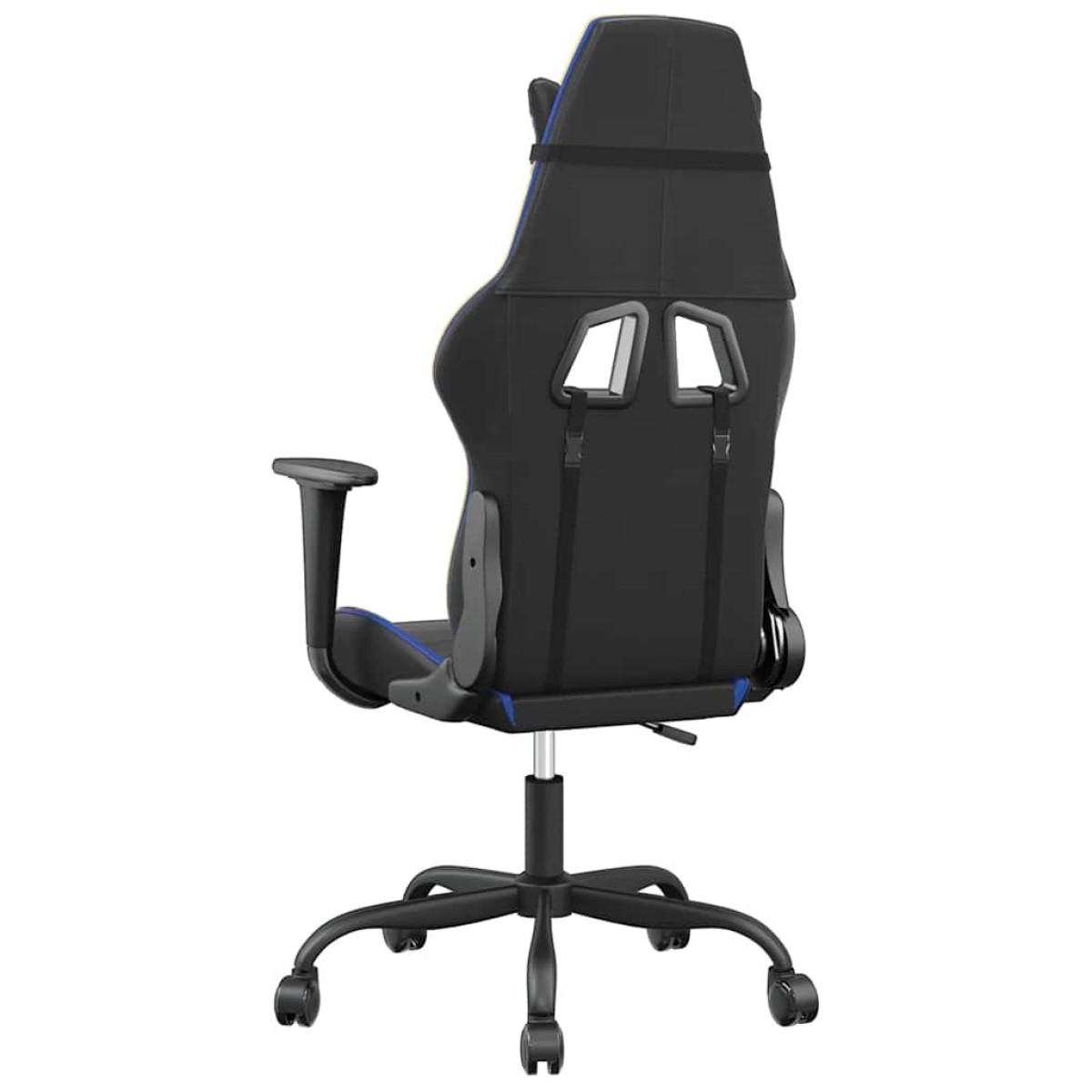 vidaXL Καρέκλα Gaming Μαύρο/Μπλε από Συνθετικό Δέρμα