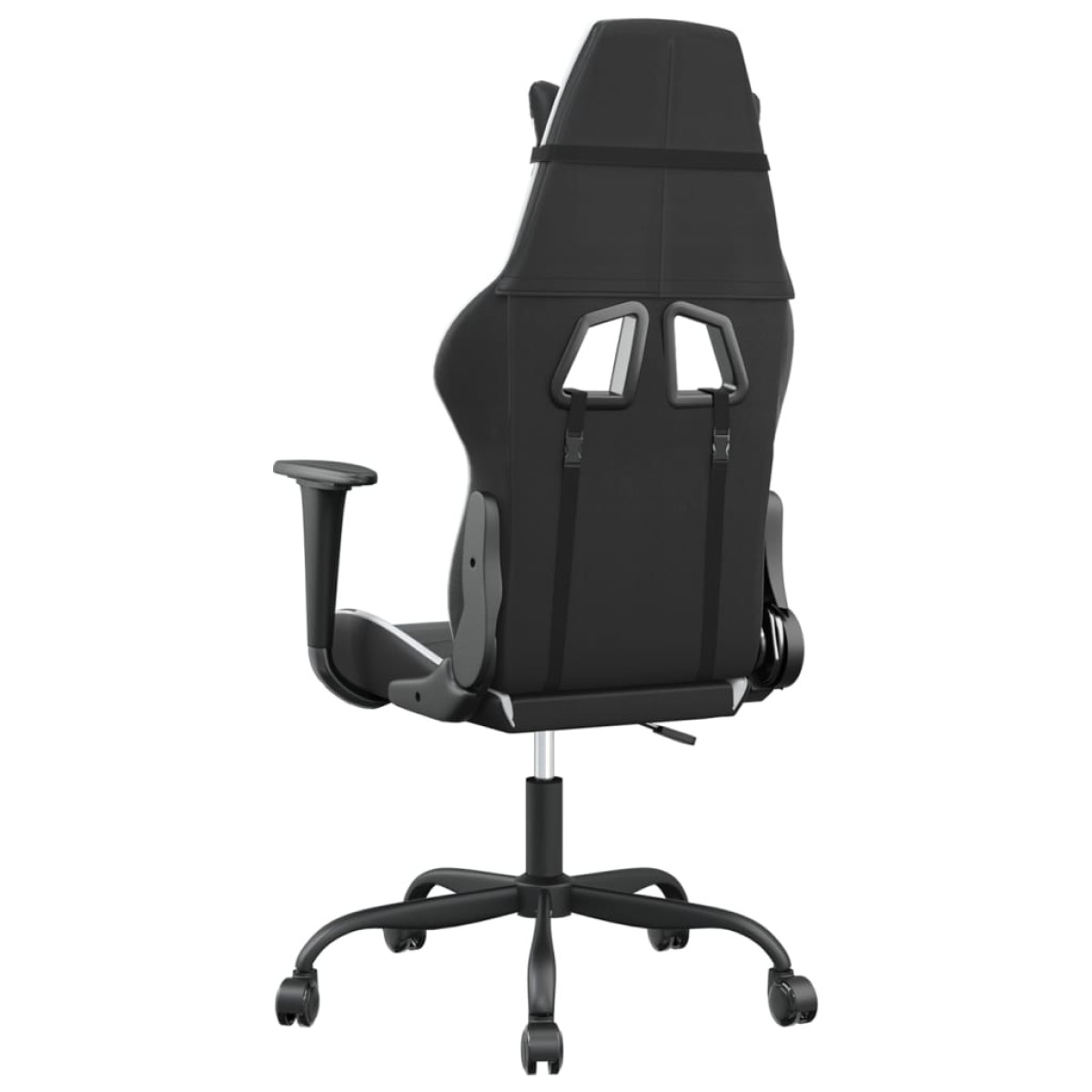 vidaXL Καρέκλα Gaming Μαύρο/Λευκό από Συνθετικό Δέρμα