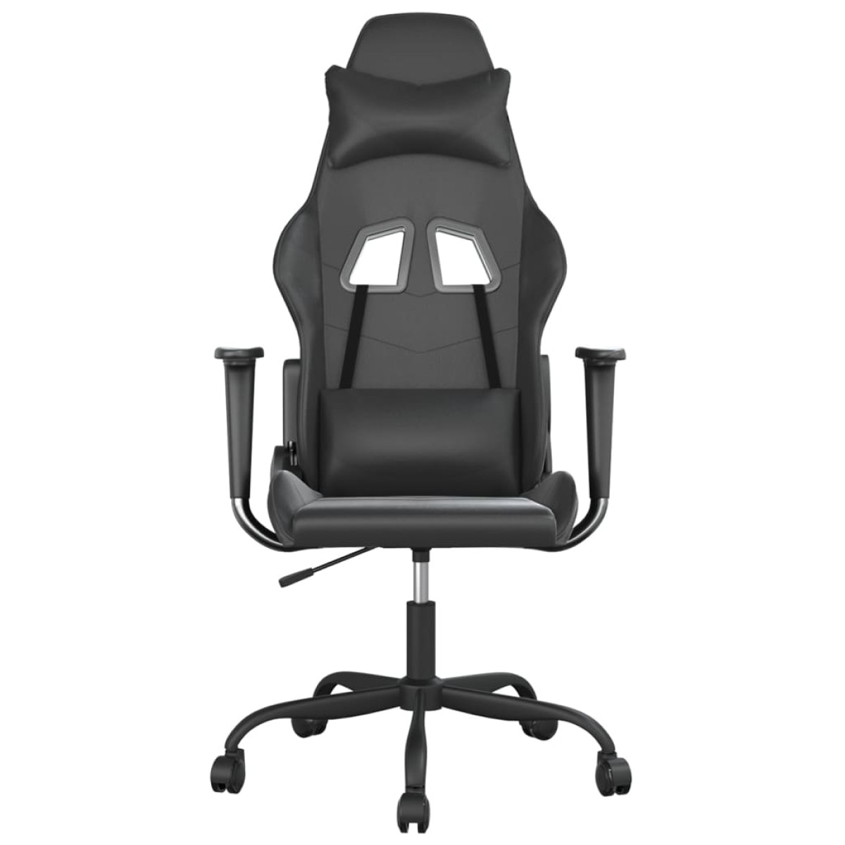 vidaXL Καρέκλα Gaming Μαύρη από Συνθετικό Δέρμα