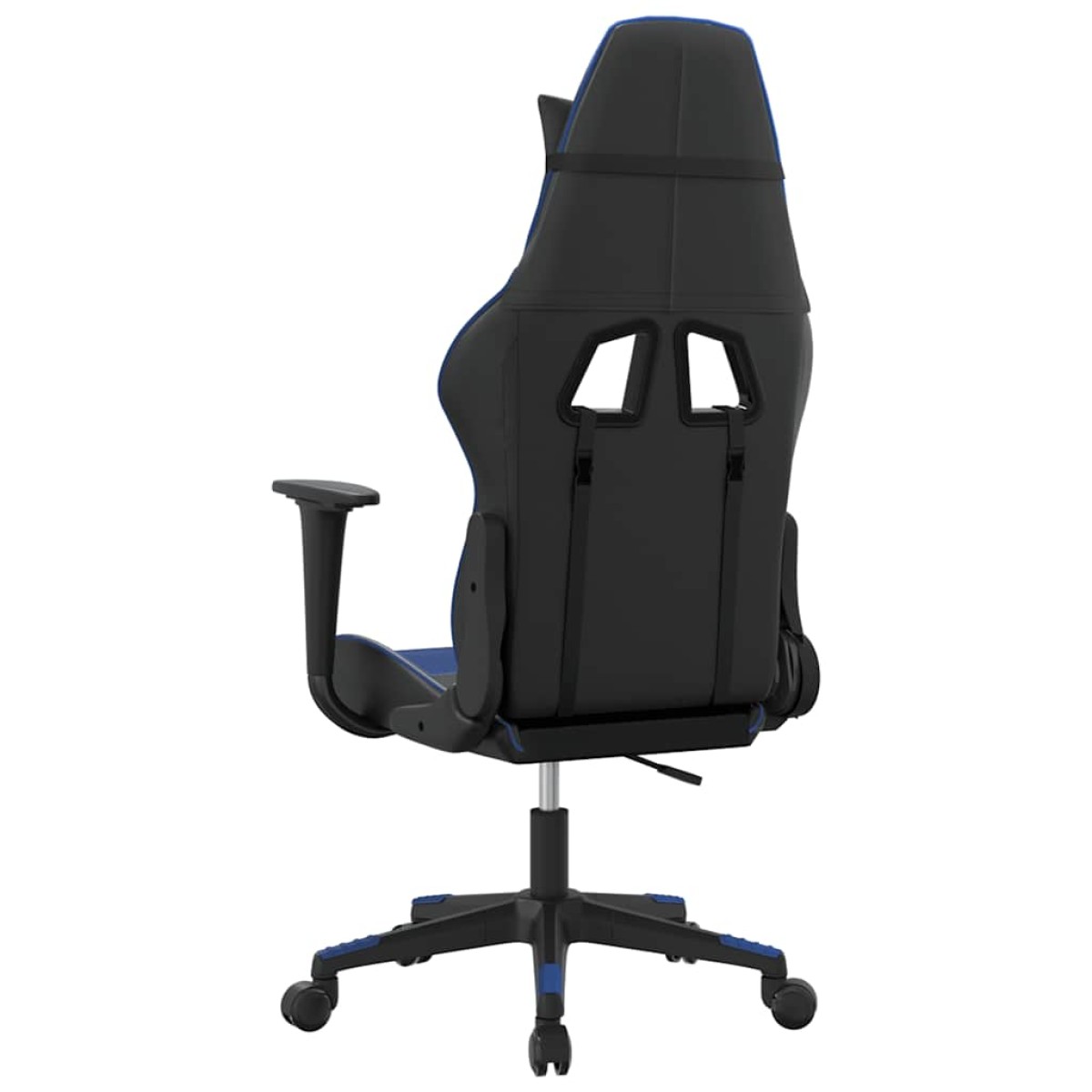vidaXL Καρέκλα Gaming Μαύρο/Μπλε από Συνθετικό Δέρμα